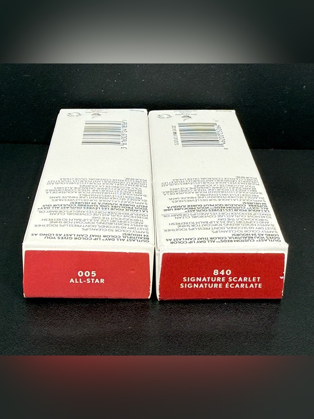 NIB-COVERGIRL Outlast All-Day Lip Color Duo Red/Pink Shades and Lip Stain Stick - Picture 3 of 11